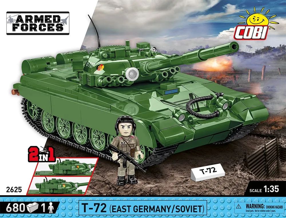 Cobi T-72 East Germany/Soviet Massstab 1 35