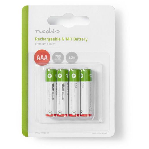 Nedis NI-MH-AKKU 1,2V 700MAH AAA / NEDIS BANM7HR034B AUFLADB BANM7HR034B