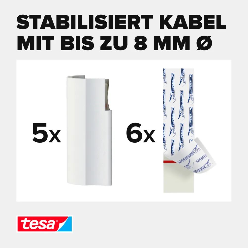 Tesa 58035-00016-20 - Weiß - Monochromatisch - 5 Stück(e)