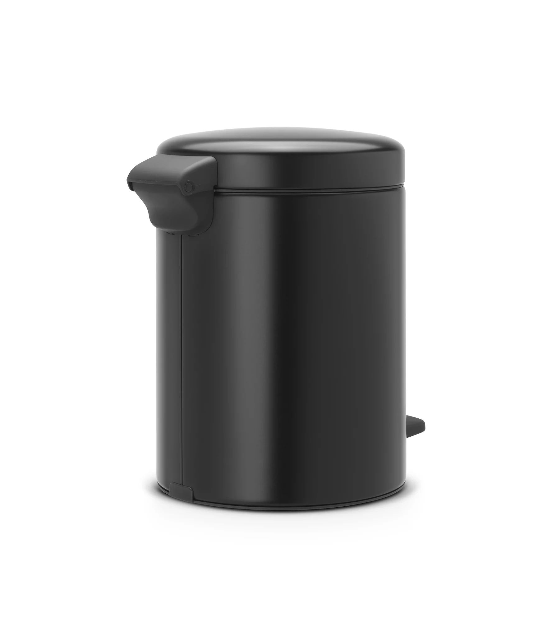 Brabantia newIcon Treteimer 5l mit Kunststoffeinsatz, Matt Black Open-Box