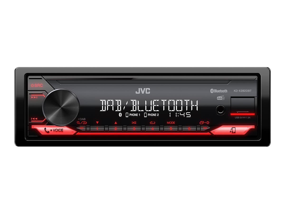 JVC KD-X282DBT - Auto - Digital Receiver - im Armaturenbrett