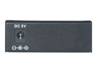 Intellinet Gigabit Ethernet WDM Bi-Directional Single Mode Media Converter, 10/100/1000Base-Tx to 1000Base-Lx (SC)
