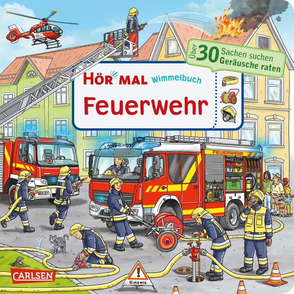Carlsen Verlag GmbH Hör mal Wimmelbuch Feuerwehr