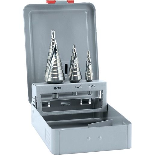 Alpen-Maykestag HSS 3TLG. GR1-3, DM4.0-30.0MM / ALPMAY STUFENBOHRER SATZ 72200003100