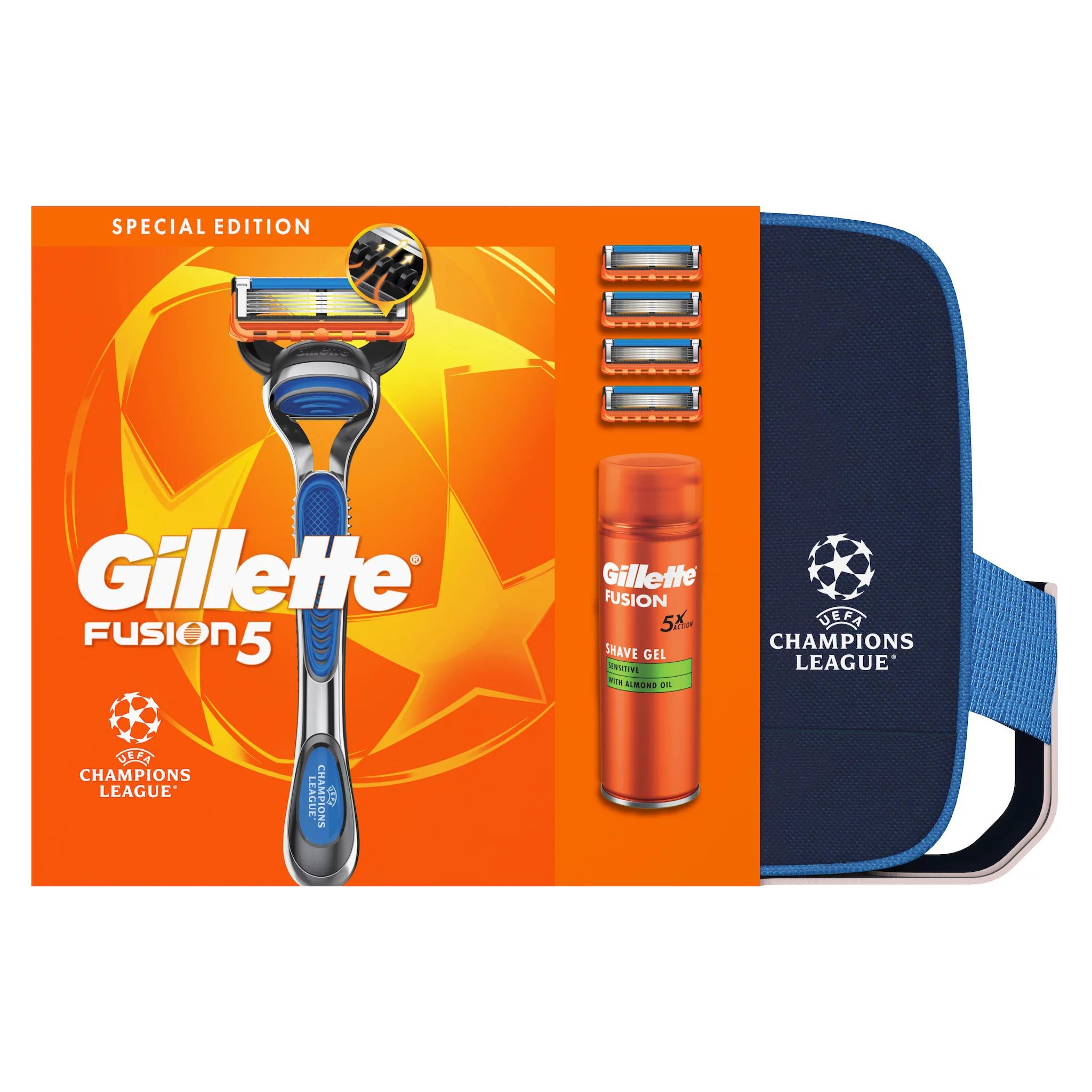 Gillette Fusion5 Geschenkset "UEFA Champions League"
