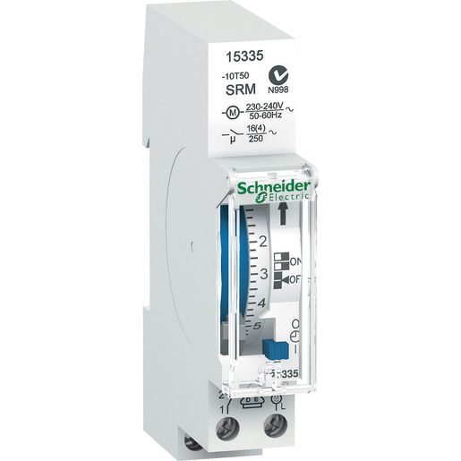 Schneider Electric ZEITSCHALTUHR MECHAN. 24H 16A / SCHN.E IH 24H 1C SRM 15335