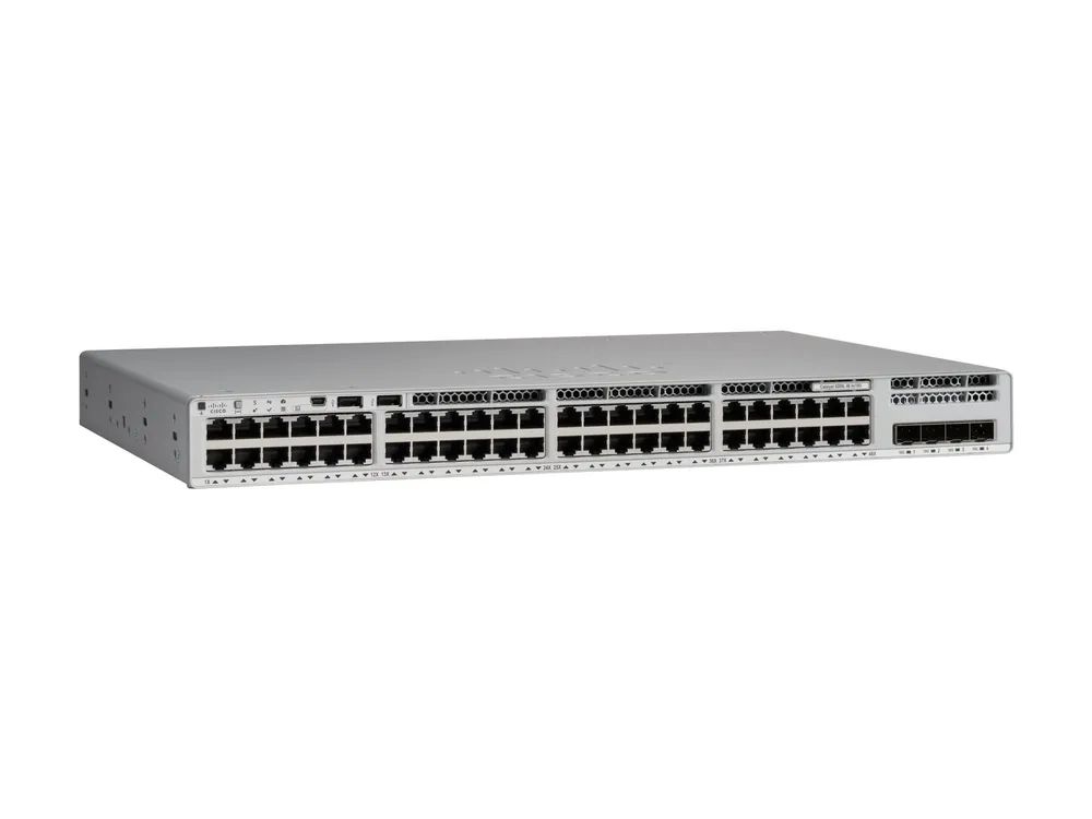 Cisco Catalyst 9200L - Network Advantage - Switch - L3 - 48 x 10/100/1000 + 4 x 10 Gigabit SFP+ (Uplink)