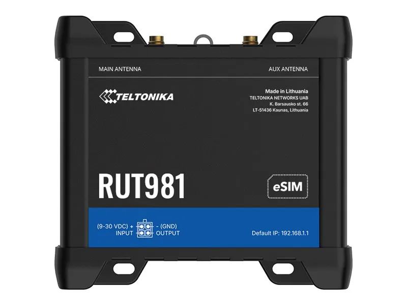 Teltonika RUT981 - Wireless Router - WWAN 3-Port-Switch