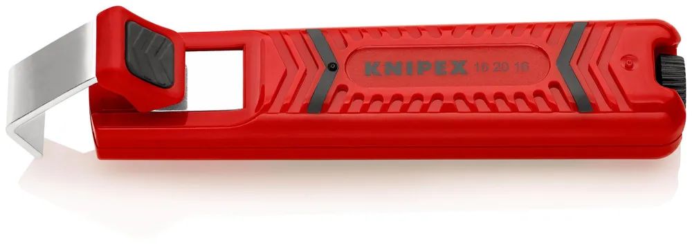 KNIPEX Abmantelungswerkzeug mit Schleppklinge schlagfestes Kunststoffgehäuse 130 mm