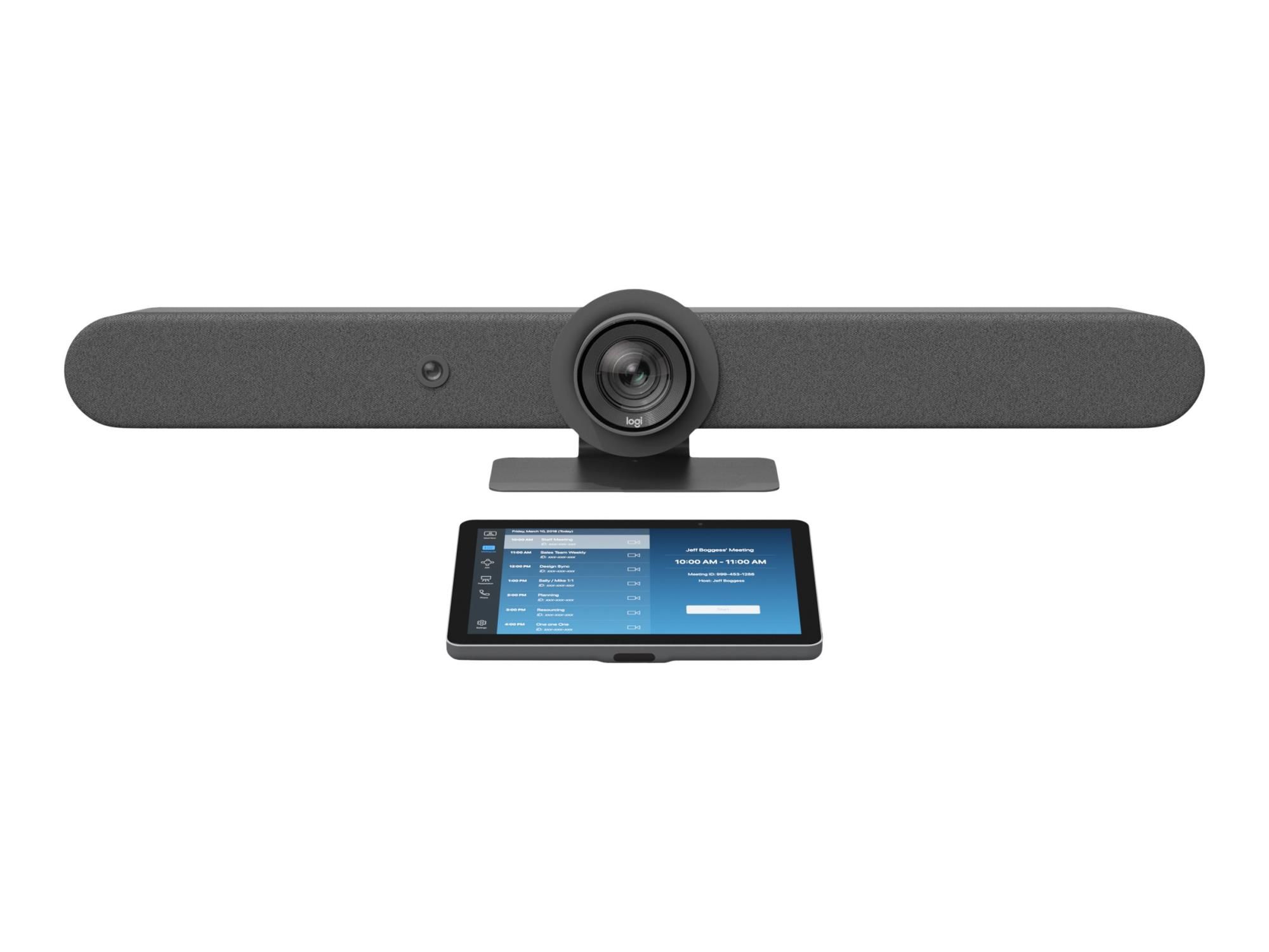 Logitech Kit für Videokonferenzen (Logitech Rally Bar, Logitech Tap IP)