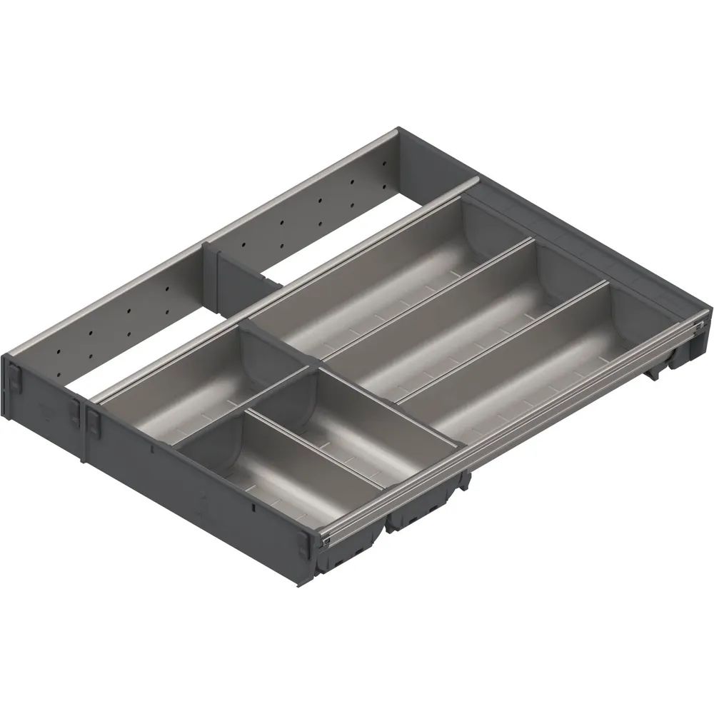BLUM ORGA-LINE Einzel-Set KB 500/NL 500 mm Edelstahl/Kunststoff