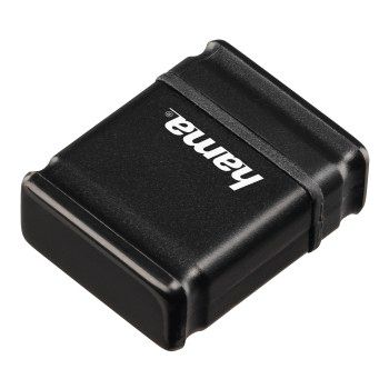 Hama USB-Stick "Smartly", USB 2.0, 64GB, 10MB/s, Schwarz
