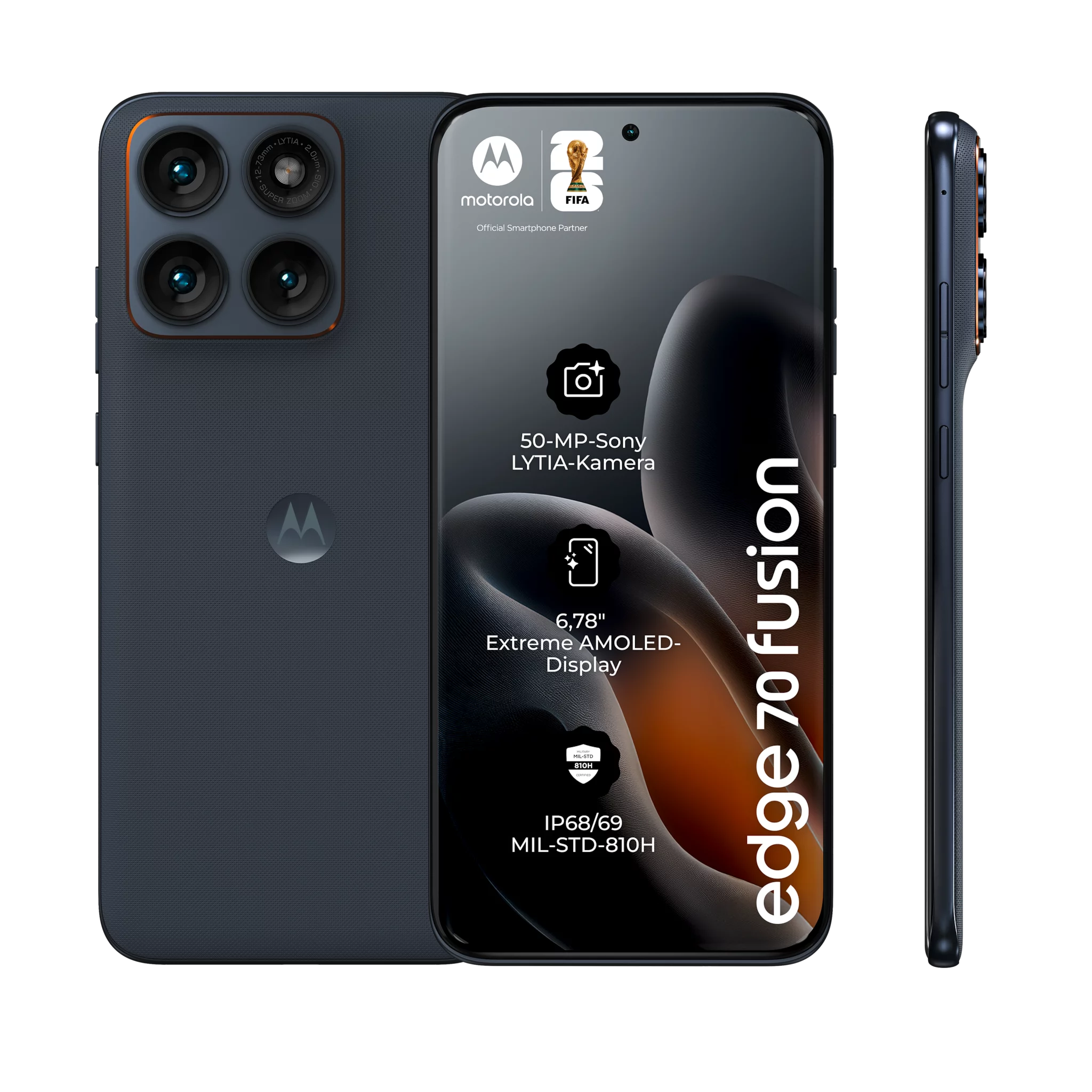 Motorola edge70 Fusion 8/256GB, PANTONE Silhouette