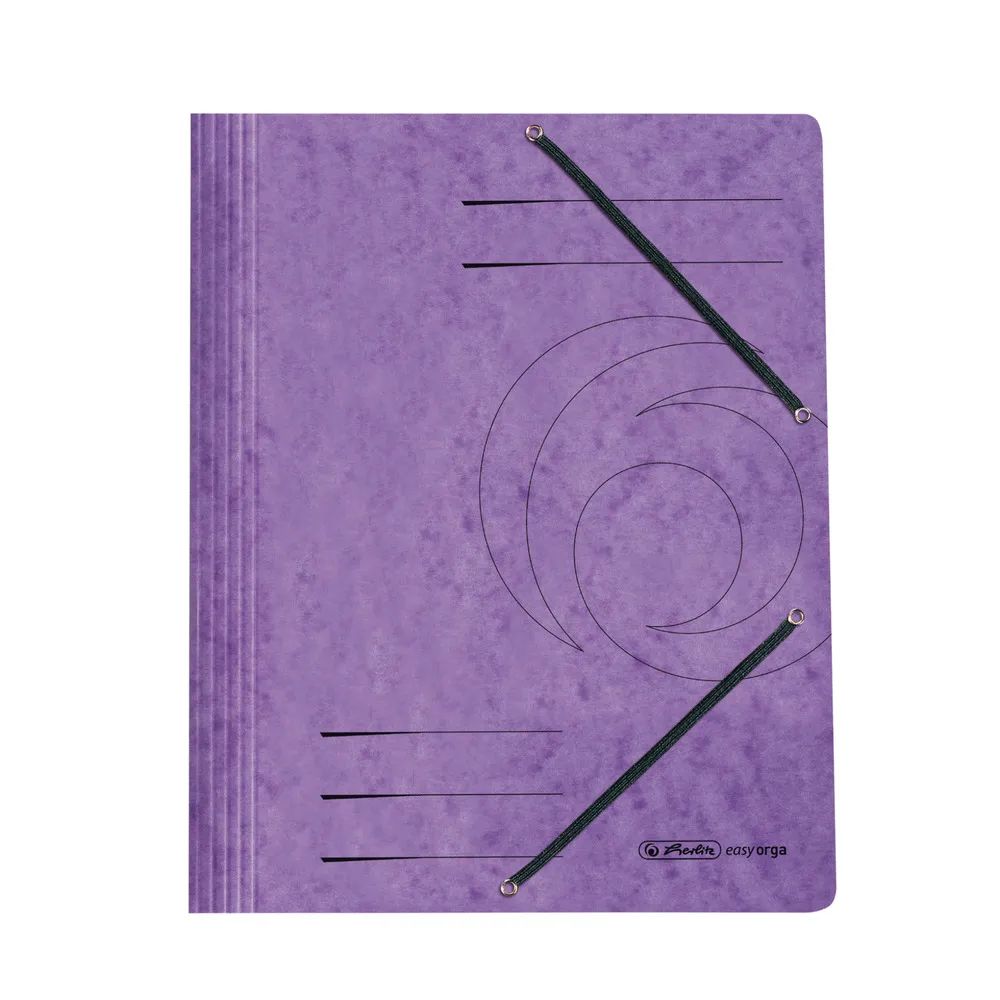 herlitz Einschlagmappe Quality, mit Gummizug, A4, violett