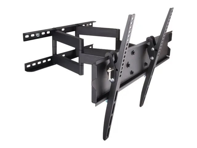 Techly MOTION LED400 - Befestigungskit (Wandmontage, Doppelarm) - für LCD TV - Schwarz - Bildschirmgröße: 106.7-177.8 cm (42"-70")