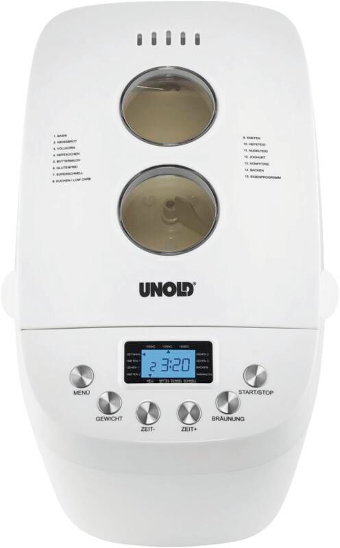 Unold Brotbackautomat 68520 Backmeister Big White