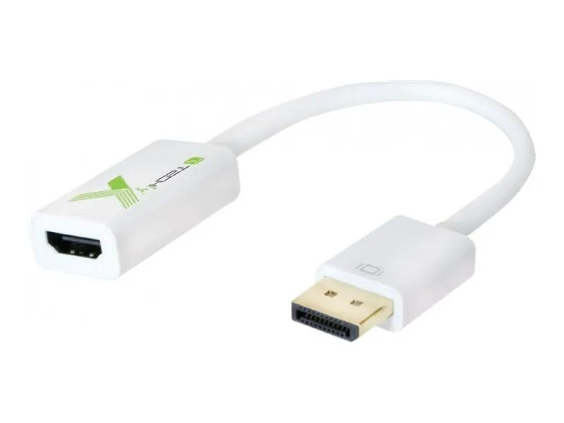 Techly Videoadapter - DisplayPort männlich eingerastet zu HDMI weiblich