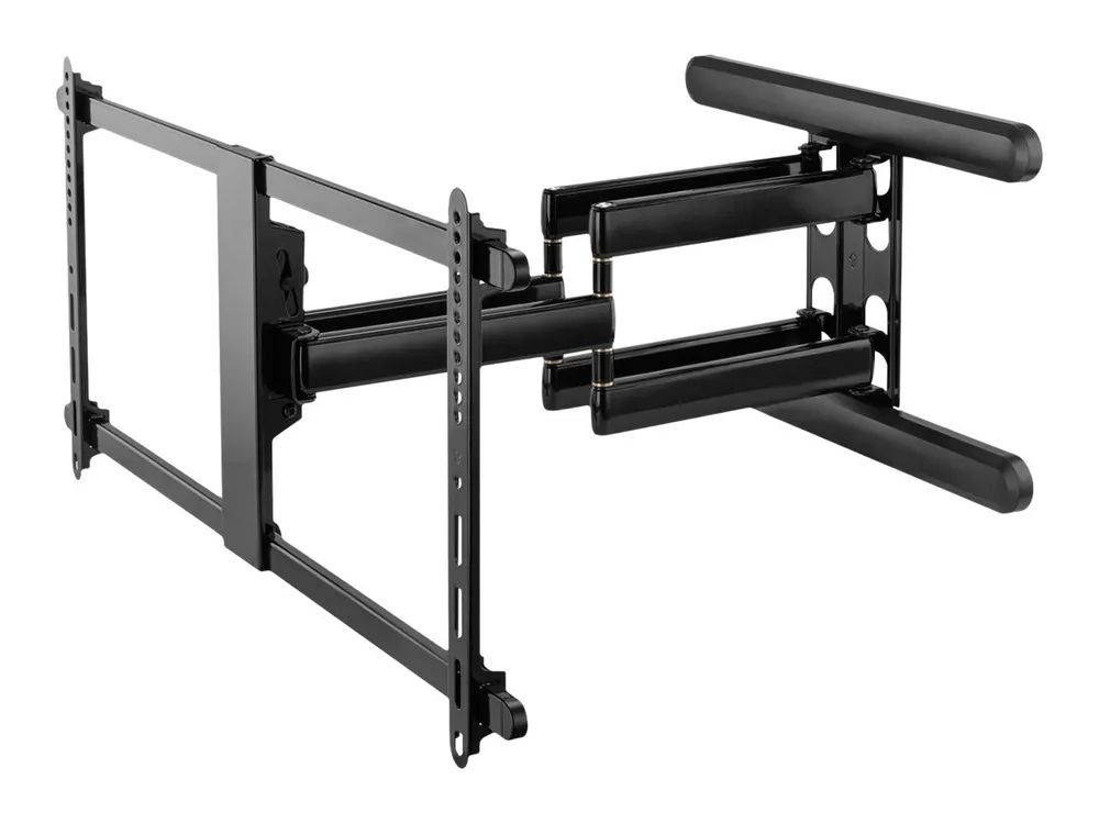 VivoLink Befestigungskit (Wandmontage, einstellbarer Montagearm) - für TV / Bildschirm - Kunststoff, Aluminium, Stahl - Glanzschwarz - Bildschirmgröße: 109.2-228.6 cm (43"-90")