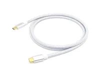Equip USB 3.2 Gen 2 C-auf-C-Kabel - Stecker/Stecker - 2,0 m - 5 A - PD 100 W - 4K/60 Hz - 10 Gbit/s - 2 m - USB C - USB C - USB 3.2 Gen 2 (3.1 Gen 2) - 10 Gbit/s - Weiß