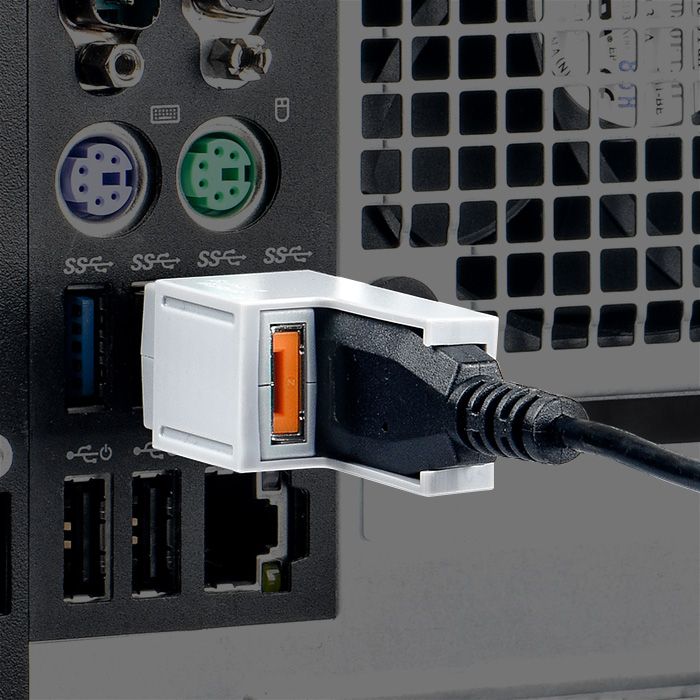 Smart Keeper LK03OR - Schnittstellenblockierung - USB Typ-A - Orange - Kunststoff - 1 Stück(e) - 16,2 mm