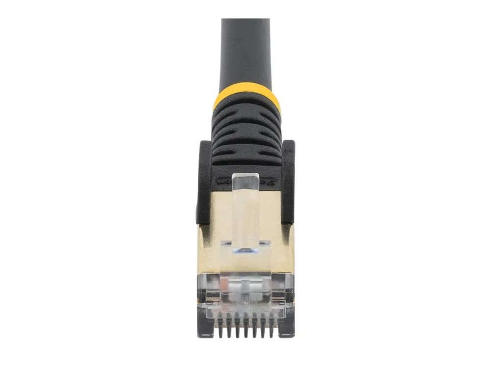 StarTech.com 7,5m CAT6a Kabel - Schwarz - STP- Snagless-RJ45 - Patch-Kabel - RJ-45 (M)
