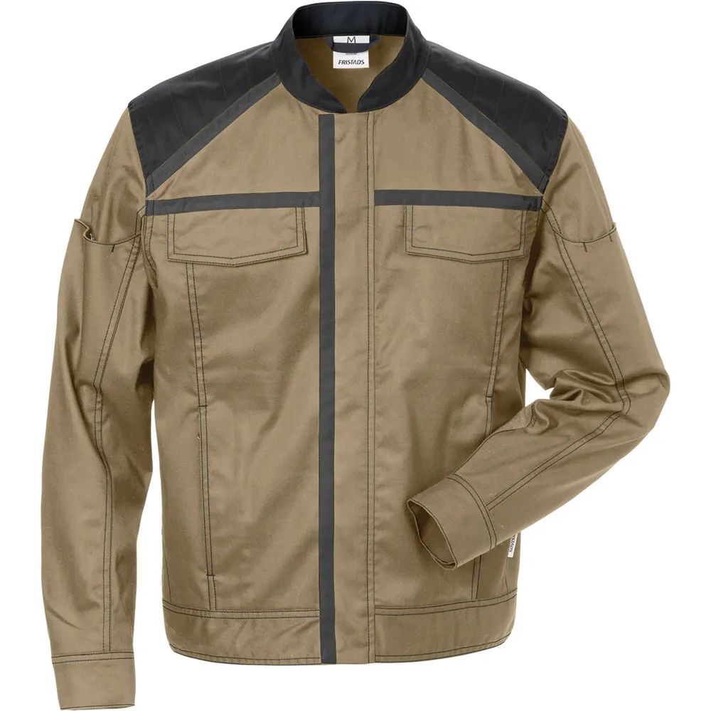 FRISTADS Jacke Skarup 4555 STFP khaki/schwarz L