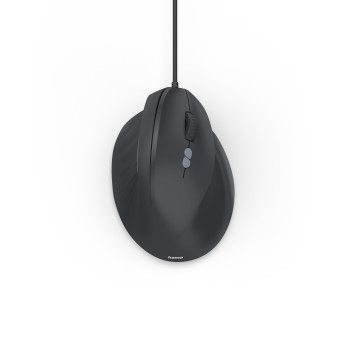 Ergonomische Vertikalmaus "ECM-500R", mit Kabel, optisch, 7 Tasten, Schwarz