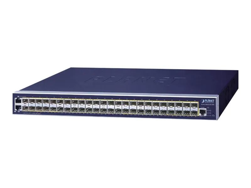Planet GS-6320-46S2C4XR - Switch - L3 - managed - 46 x Gigabit SFP + 4 x 1 Gigabit/10 Gigabit SFP+ (Uplink)