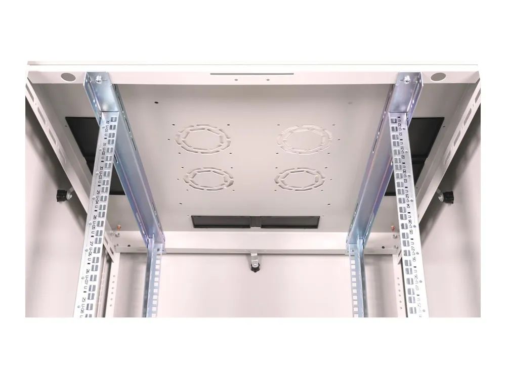 ROLINE Basic - Schrank Netzwerkschrank - Glas Tür, 800 x 800 (B x T)