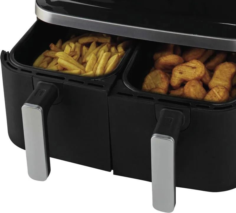 Nedis FRITTEUSE HEIßLUFT 8,4L 2600W / NEDIS KAAF320BK DUO SW KAAF320BK