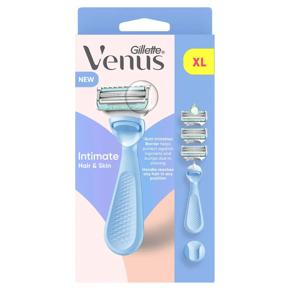 Gillette Venus für den Intimbereich Systemklingen 3er + Handstück