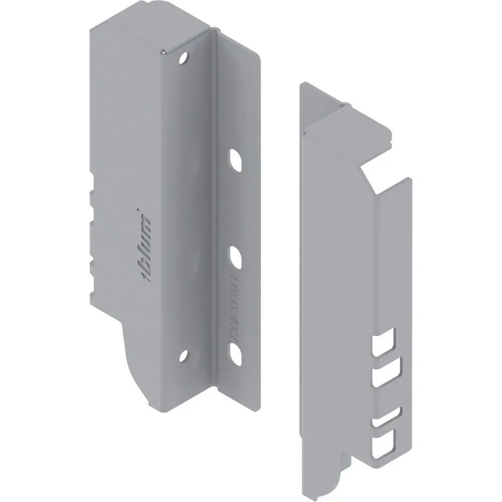 BLUM TANDEMBOX antaro Rückwandhalter Höhe B, grau RAL 9006