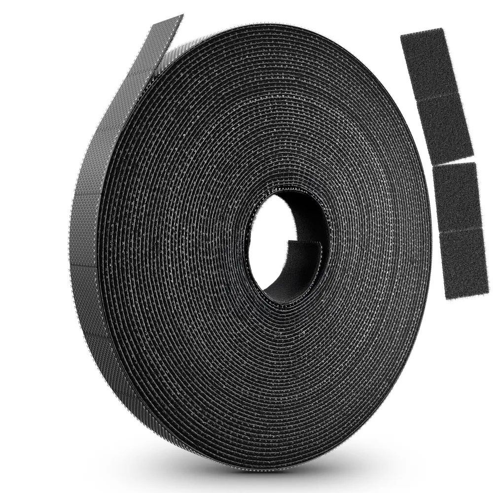 Label-the-cable LTC Klettrolle Rip Roll zum Bündeln&Ordnen schwarz