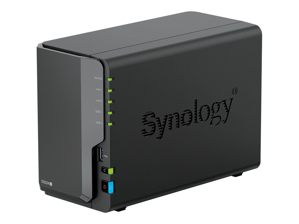 Synology Disk Station DS224+ - NAS-Server - RAID 0, 1, JBOD