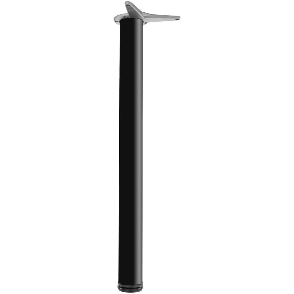 Camar s.p.a. ARTICOLI TECNICI CAMAR Tischfuß rund 60 x 690 mm Stahl schwarz glänzend lackiert