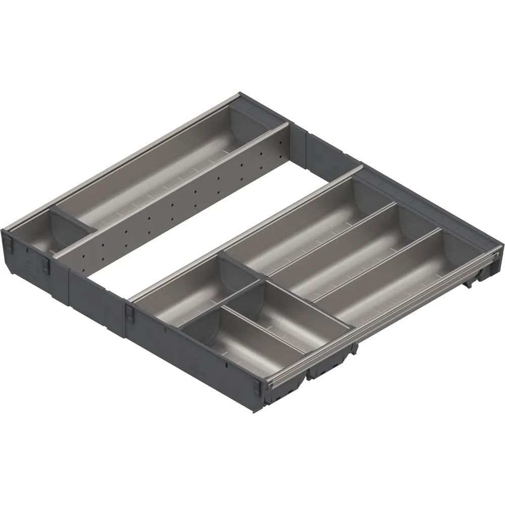 BLUM ORGA-LINE Schalen-Set KB 600/NL 500 mm Edelstahl/Kunststoff