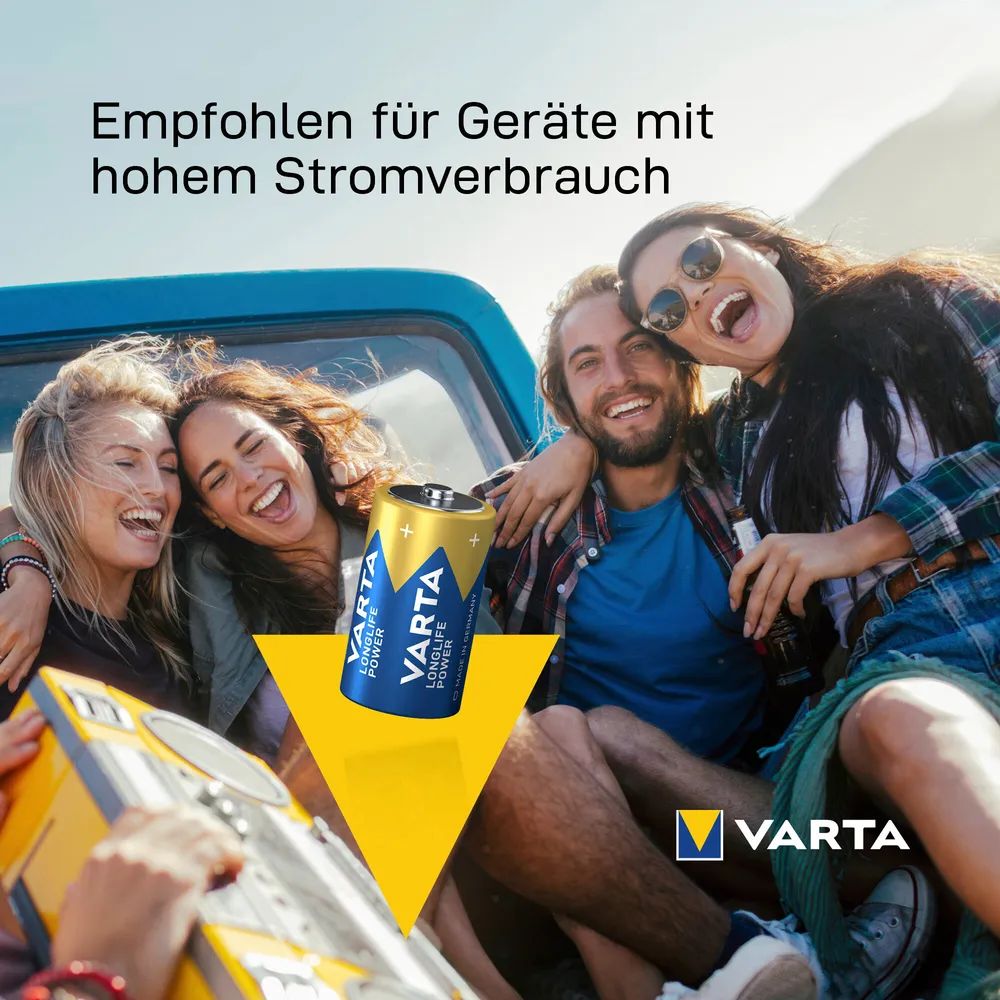 VARTA LONGLIFE Power D Blister 2