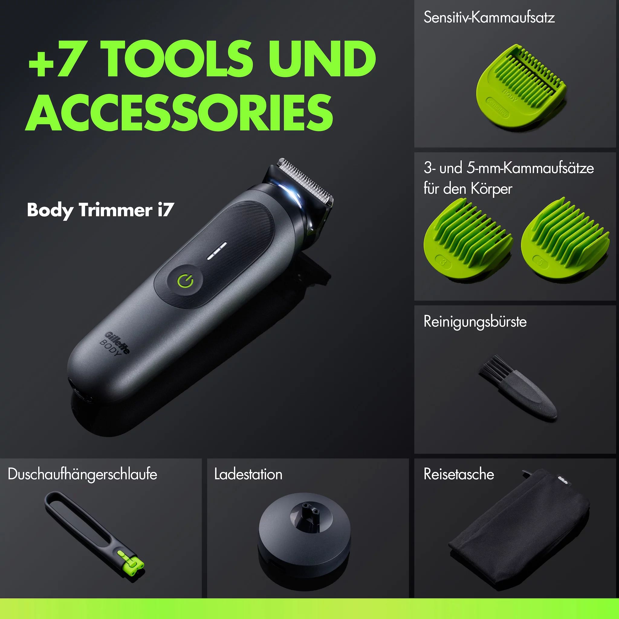 Gillette Labs Body + Intimate Trimmer i7