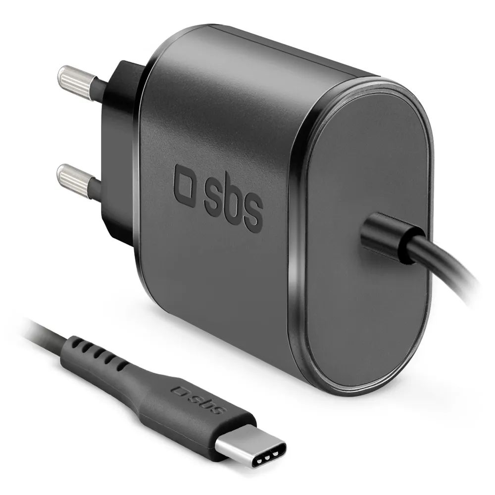 SBS Netzlader, 10W, 1m USB-C-Kabel
