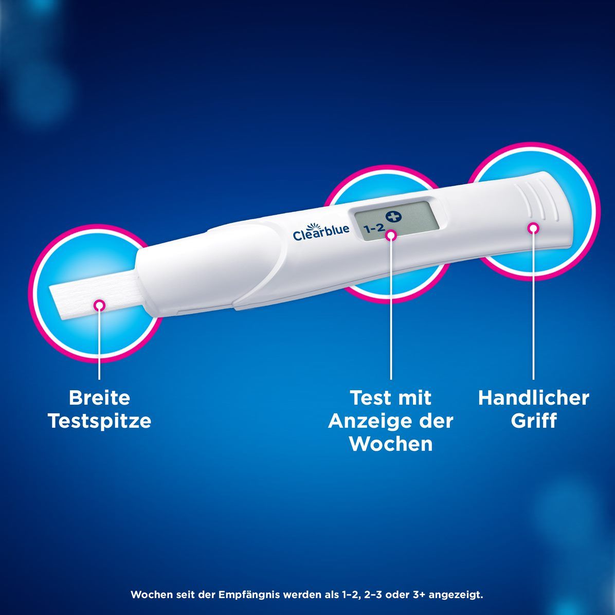 Clearblue Anzeige der Wochen DIGITAL