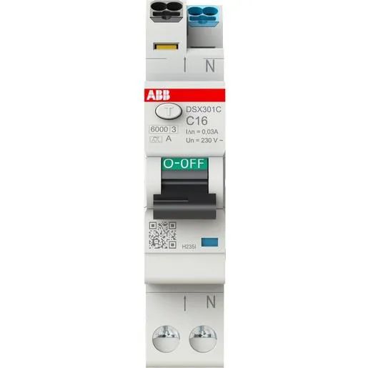 ABB FLEXLINE FI/LS 6KA 1+N C 16A / ABB DSX301C C16 A30 2CSR255165R1164