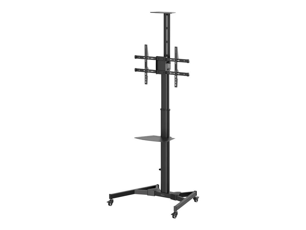 Fellowes Wagen - für Flachbildschirm / AV-Ausrüstung - Stahl - Schwarz - Bildschirmgröße: bis zu 178 cm (bis zu 70 Zoll)