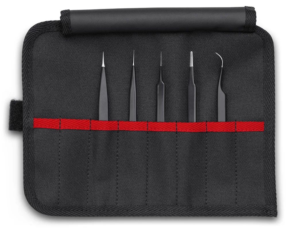 KNIPEX Universalpinzetten-Set ESD 5-teilig 90 mm
