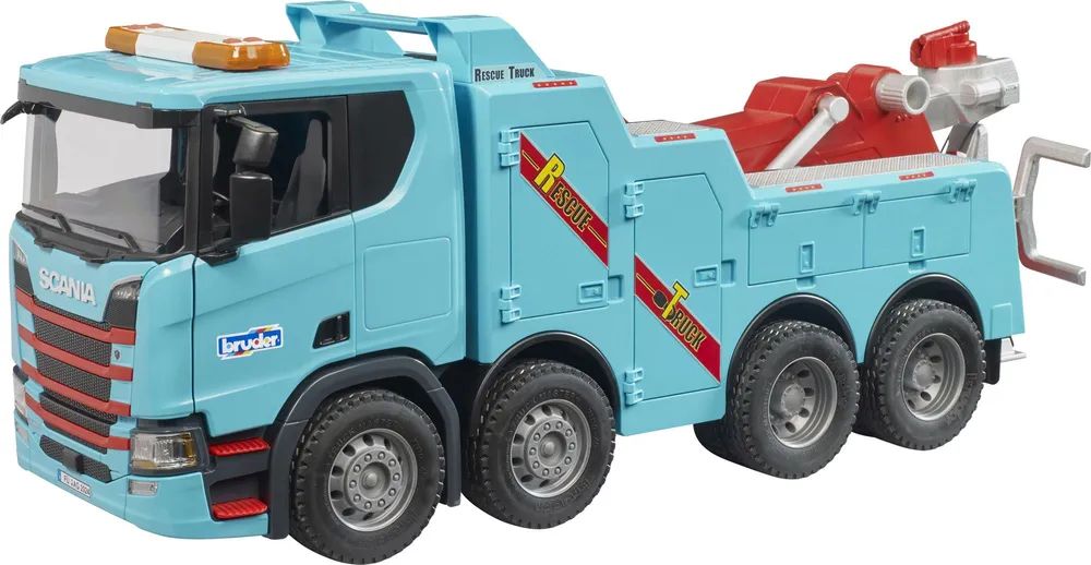 Bruder Scania Super 560R Berge- und Abschlepp-LKW mit Licht-+