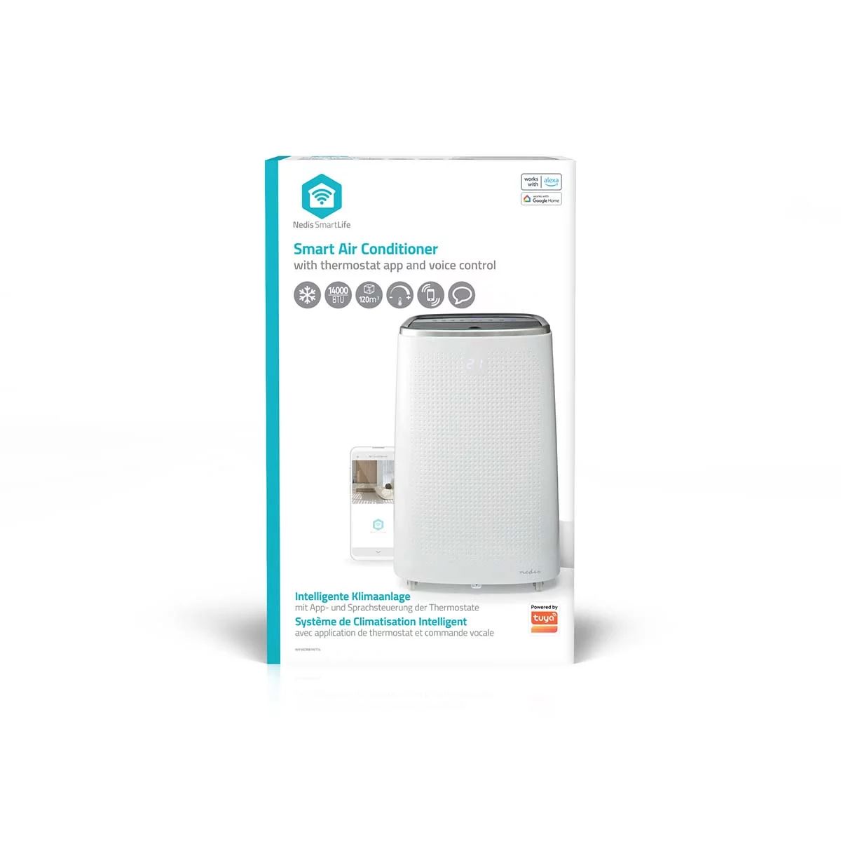 Nedis Klimagerät WIFIACMB1WT14 -14000 BTU