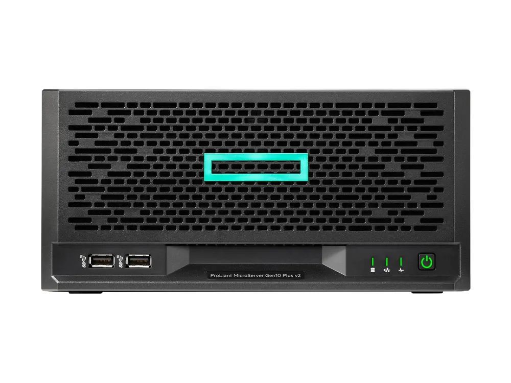 HPE ProLiant MicroServer Gen10 Plus v2 Entry - Server - Ultra-Micro-Tower - 1-Weg - 1 x Pentium Gold G6405 / 4.1 GHz - RAM 16 GB - SATA - nicht Hot-Swap-fähig 8.9 cm (3.5")