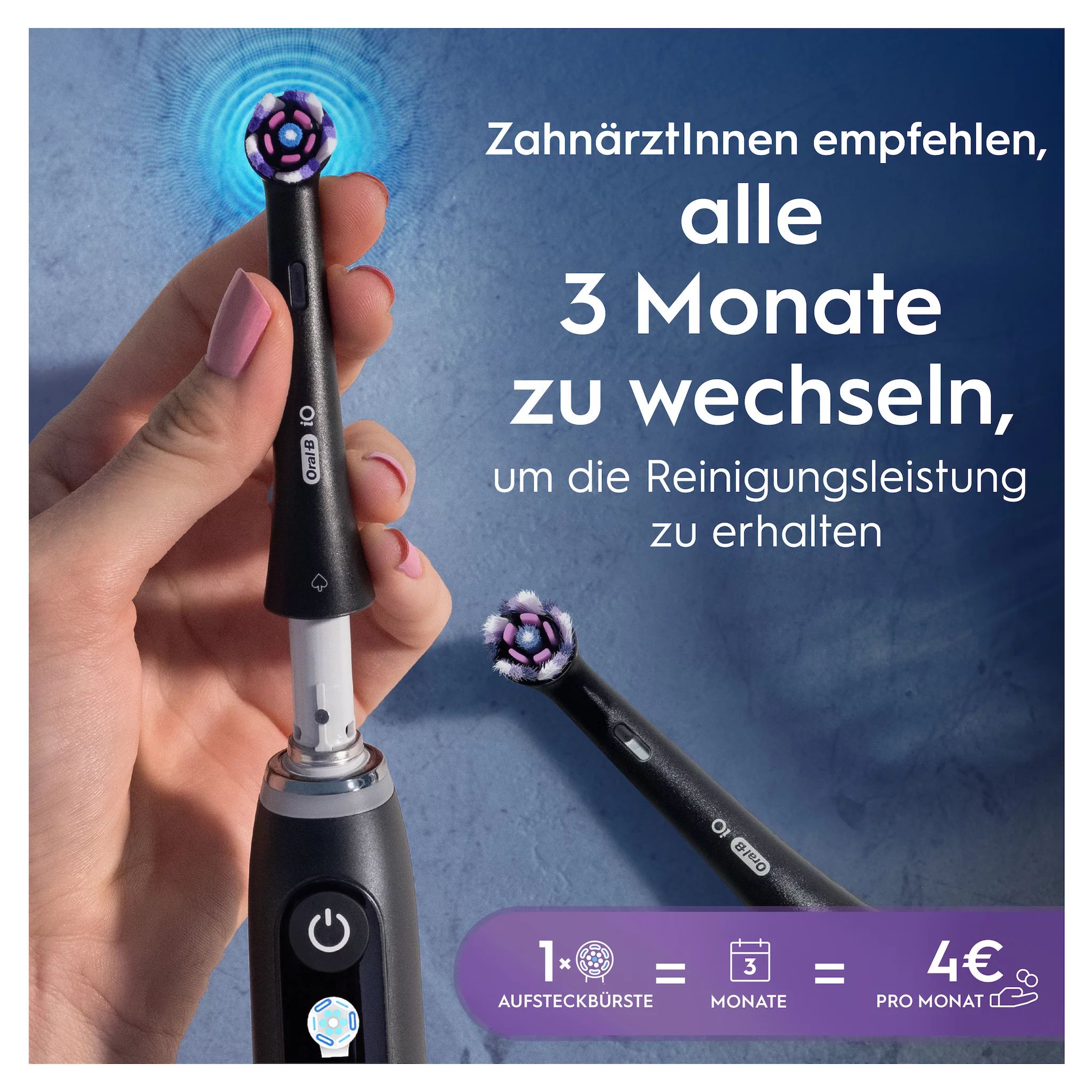 Oral-B iO Radiant White Schwarz 8er FFU