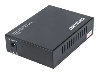 Intellinet 10GBase-T to 10GBase-R Media Converter, 1 x 10 GB SFP+ Slot, 1 x 10GB RJ45 Port