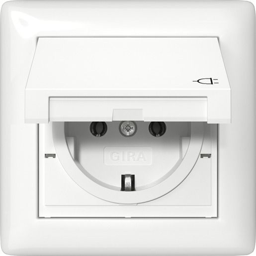 Gira SCHUKO KD+SET IP44+R. 1F RWS / GIRA 415703 STANDARD 55 415703