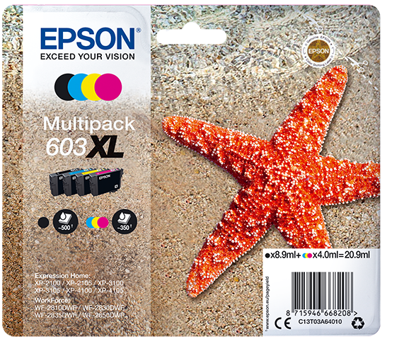 Epson Tinte 603XL Mutlipack, CMYK